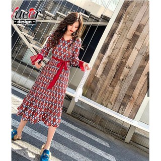 Váy họa tiết thổ cẩm Vintage size M new