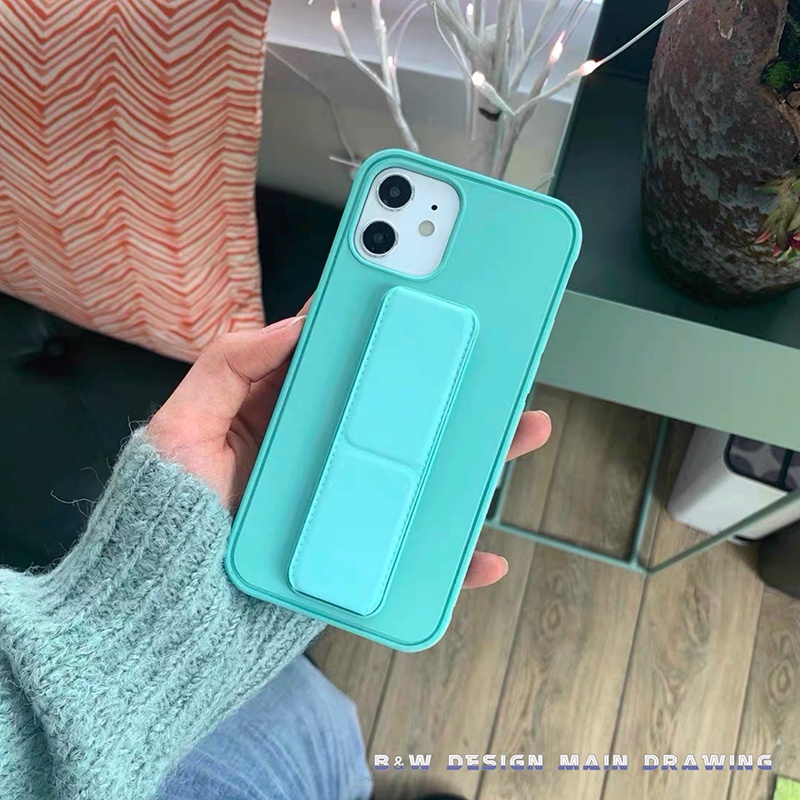 Ốp điện thoại kèm giá đỡ chống trượt thích hợp cho IPHONE 13 12 PRO MAX I11 PRO IX XS MAX XR IPHONE 6 6S 7 8 PLUS