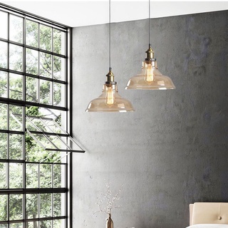Đèn thả chao thủy tinh cao câp hiện đại trang trí nhà cửa kèm bóng led st64 .