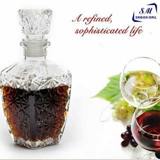 BR01-Bình Đựng Ngâm Sâm Thuỷ Tinh 750ml