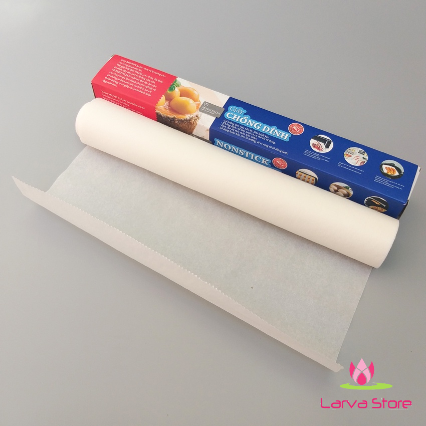 Giấy nến, giấy chống dính, giấy nướng bánh MORIITALIA 30cm * 5m