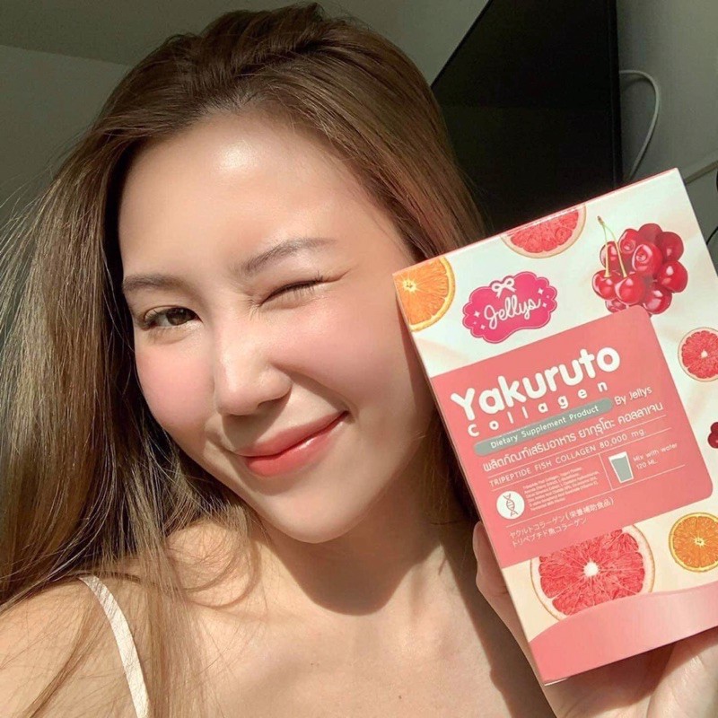 COLLAGEN UỐNG YAKURUTO - Trắng da thon dáng