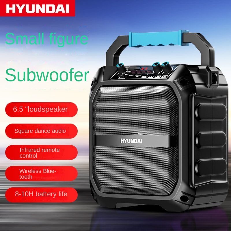Loa Bluetooth Không Dây Siêu Trầm Kích Thước 6.5 Inch Hỗ Trợ Thẻ Nhớ TF/Us Hát Karaoke