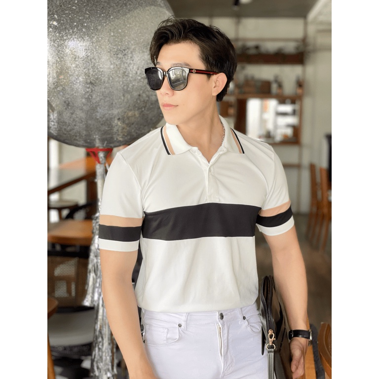 (HCM) ÁO THUN NAM CỔ TRỤ TAY NGẮN CHẤT THUN COTTON CO GIÃN ĐẶC BIỆT MỀM MỊN - THOÁNG MÁT DỄ CHỊU KOKO MI FASHION