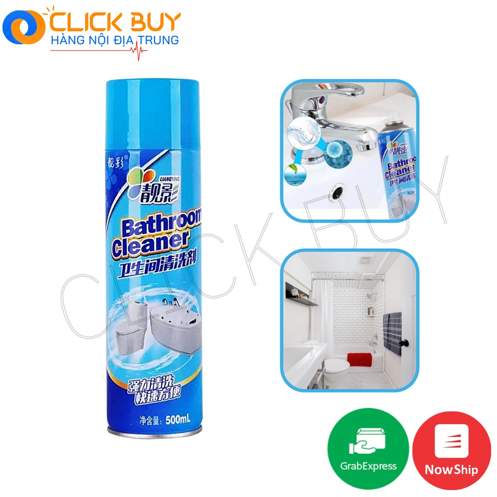 Chai Xịt Tẩy Rửa Vệ Sinh Nhà Tắm Bathroom Cleaner 500ML Siêu Sạch