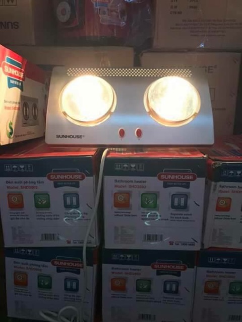 _Đèn sưởi nhà tắm Sunhouse SHD3812- Hàng công ty thanh lý KHÔNG VỎ HÔP