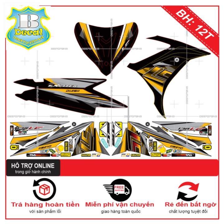 ( Quí khách vui lòng mang ra tiệm cho thợ dán ) Tem EX 2011 LC NEW [Bi Decal]