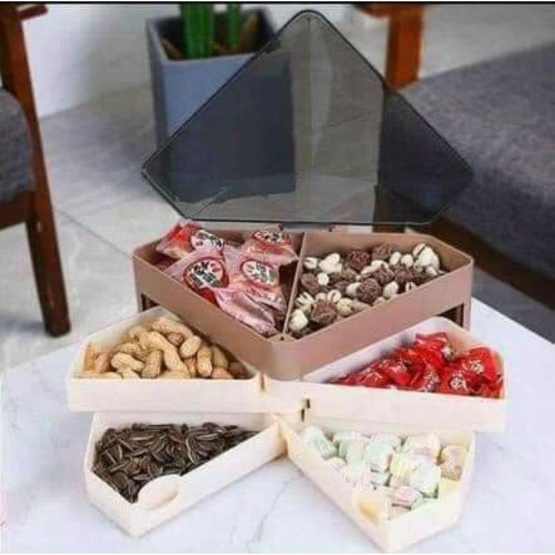khay mứt xòe tam giác