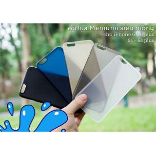 Ốp lưng nhám siêu mỏng hãng memumi cho iphone 6 plus/6s plus