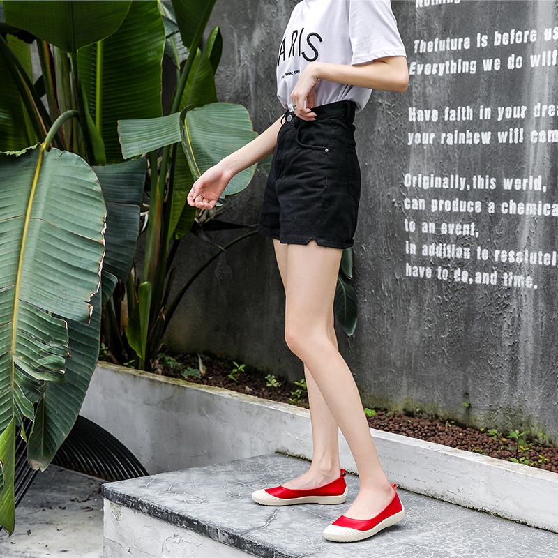 Giày slip on, giày lười da bò cực êm và thoải mãi cho nữ