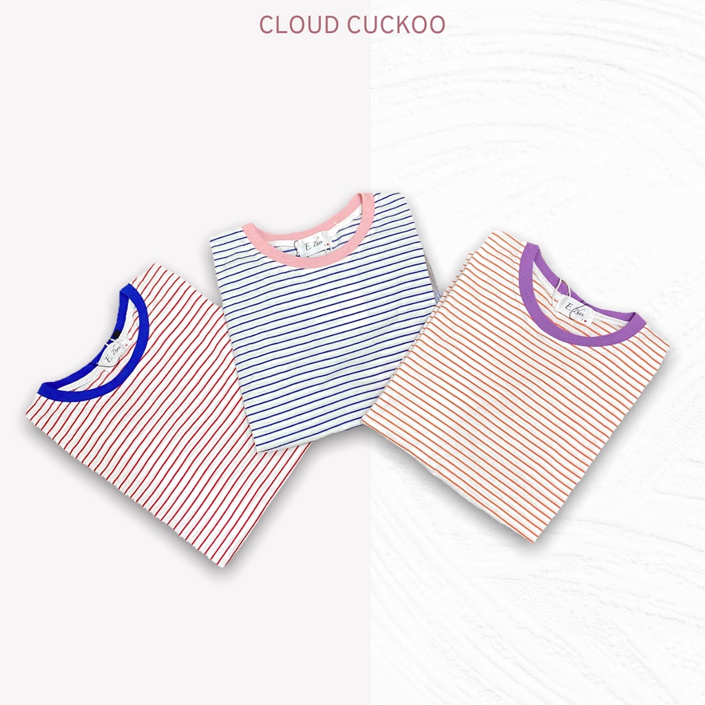 Áo Thun Kẻ Cao Cấp Phong Cách Thời Trang - Mã Số: E1029