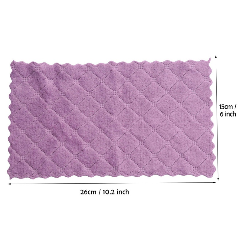 Set 24 Khăn Lau Chén Dĩa Bằng Sợi Nhỏ Cho Nhà Bếp