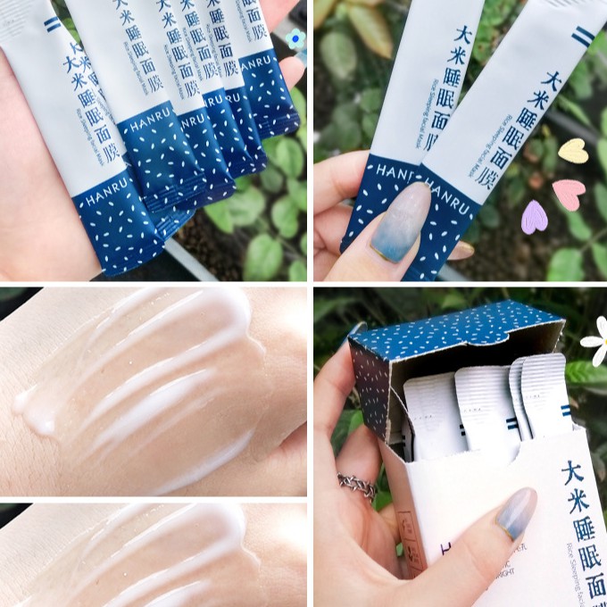 Mặt Nạ Ngủ Tinh Chất Gạo Chăm Sóc Da Giúp Dưỡng Ẩm Cấp Nước Và Thu Nhỏ Lỗ Chân Lông | BigBuy360 - bigbuy360.vn