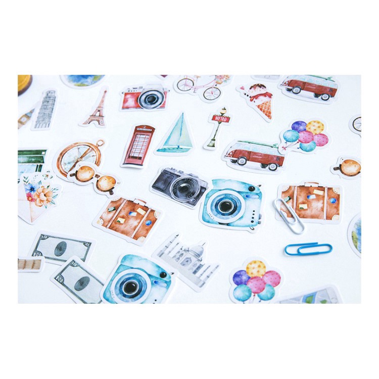 Set 46 Miếng Dán Trang Trí In Hình One Person Độc Đáo