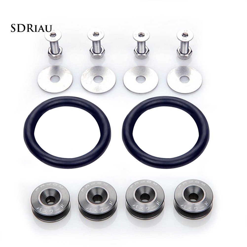 Durable Quick Release JDM Fasteners Kit for Car Bumpers Trunk Fender Hatch Lids