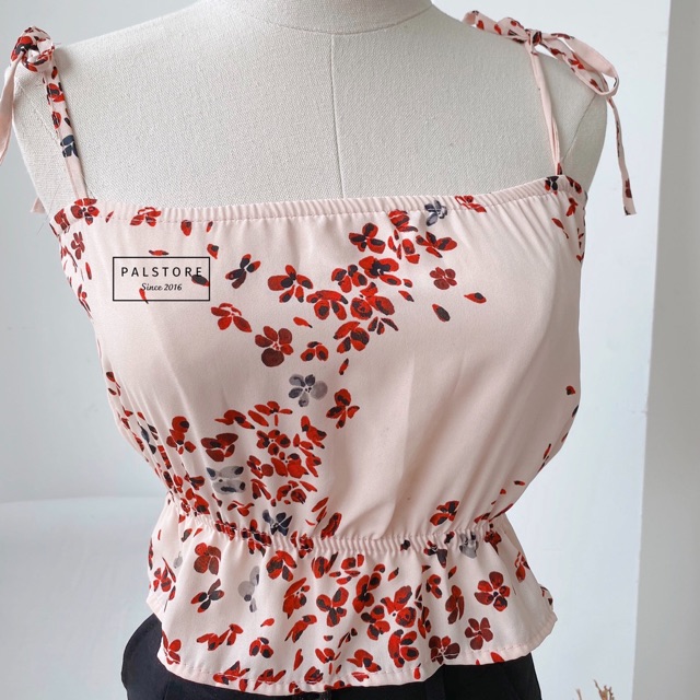 Áo 2 dây hoa nhí croptop A2DB | BigBuy360 - bigbuy360.vn