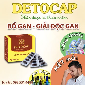Viên Giải Độc Gan Detocap