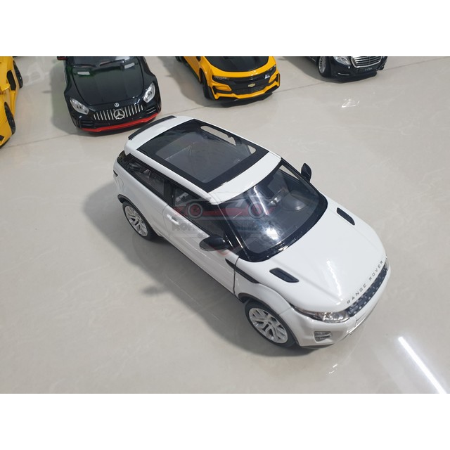 Xe mô hình Range Rover Evoque, tỉ lệ 1:24, màu trắng
