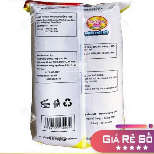 Giảm Giá Đường Thốt Nốt Tân Dương 1kg ( Gói ) -Shop Uy tín