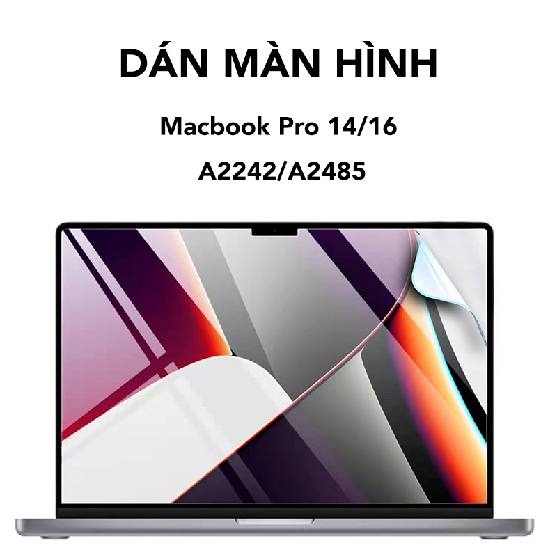 Dán màn hình HD dành cho Macbook Pro 14 inch, 16 inch, M1 Pro, M1 Max 2021