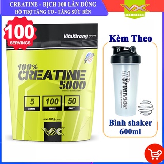 Creatine 5000 của VitaXtrong hỗ trợ tăng sức bền, sức mạnh, đốt mỡ