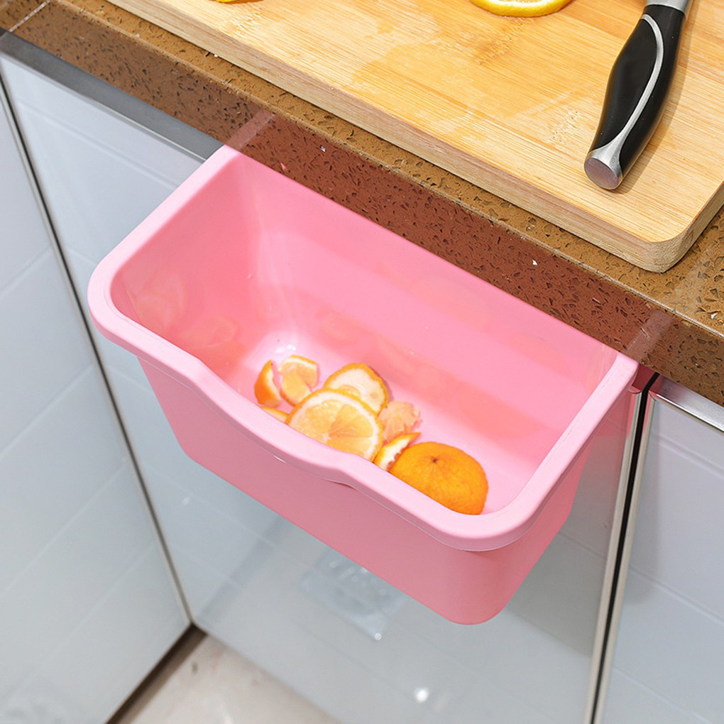 Thùng chứa rác dạng treo dụng cụ tiện lợi cho nhà bếp