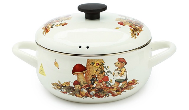 Nồi tráng men Fujihoro FTCV 16cm/18cm