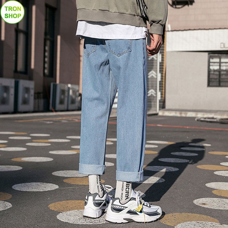 QUẦN JEAN BAGGY NAM BASIC ĐEN TS902 | BigBuy360 - bigbuy360.vn