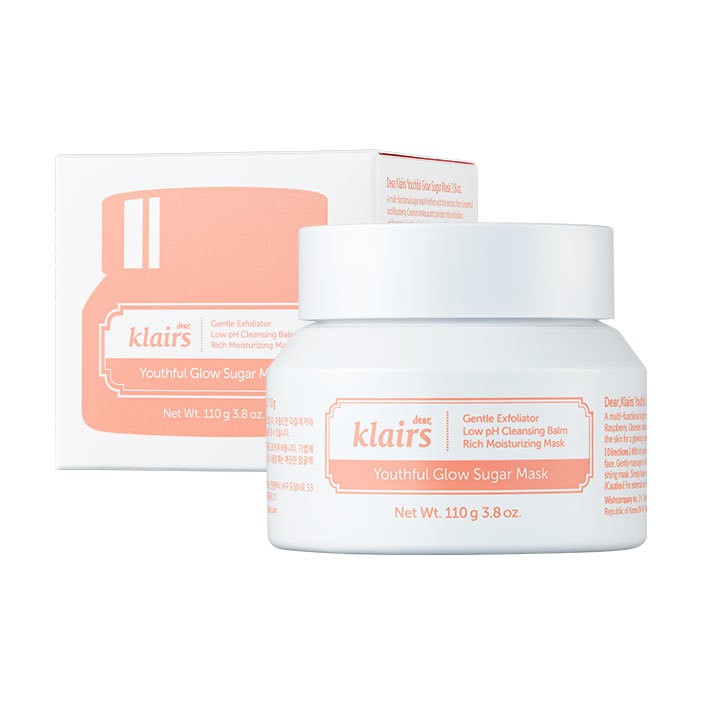 Mặt Nạ Tẩy Tế Bào Da Chết và Dưỡng Da Dear Klairs Youthful Glow Sugar Mask 110g chính Hãng Hàn Quốc