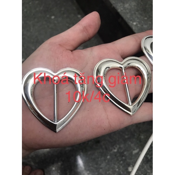 Khoá tăng giảm hình tim (10k/4c)