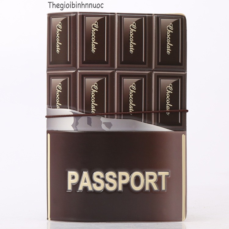 Vỏ Bọc Hộ Chiếu Passport Cover Chocolate V22