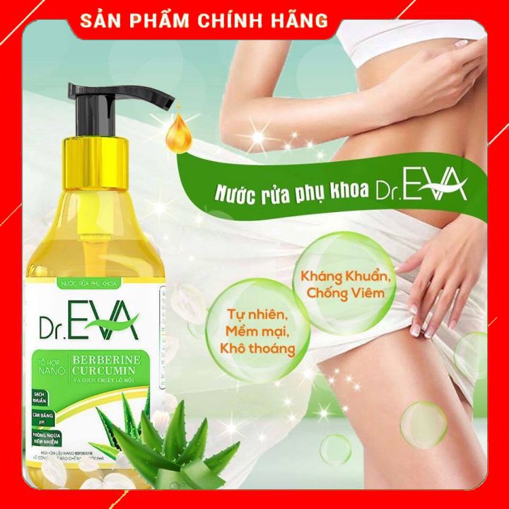 Nước Rửa Phụ Khoa Cao Cấp Dr.EVA dịu nhẹ kháng khuẩn