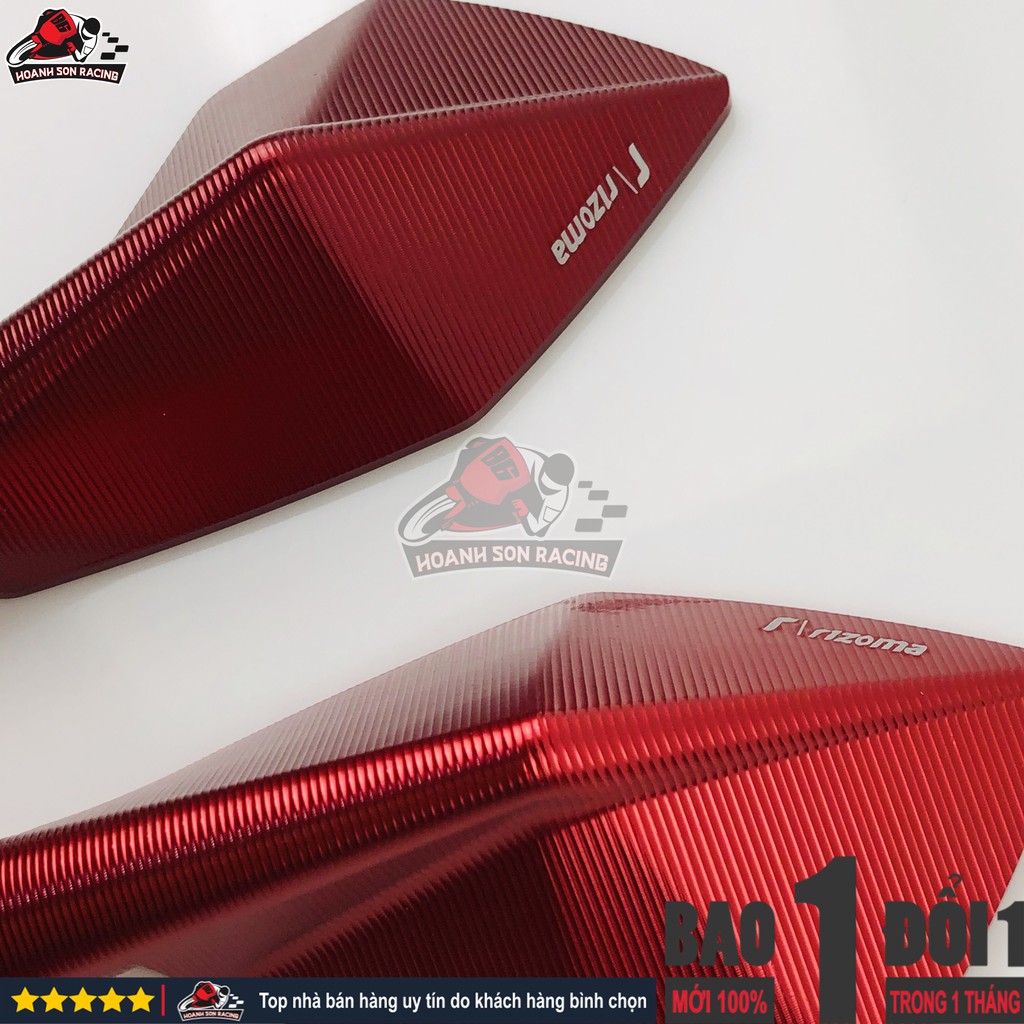 Gương 5 cạnh rizoma real nhập khẩu fullbox, gắn cho tất cả các dòng xe hiện nay, đầy đủ phụ kiện kèm theo