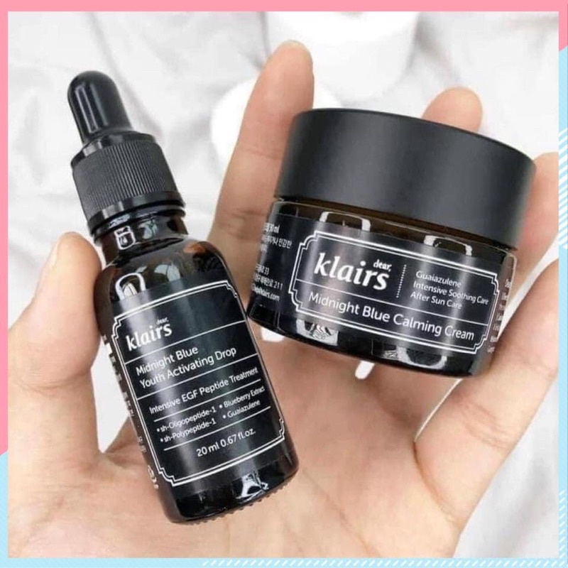Combo Tinh Chất Phục Hồi Da và Kem Dưỡng Klair