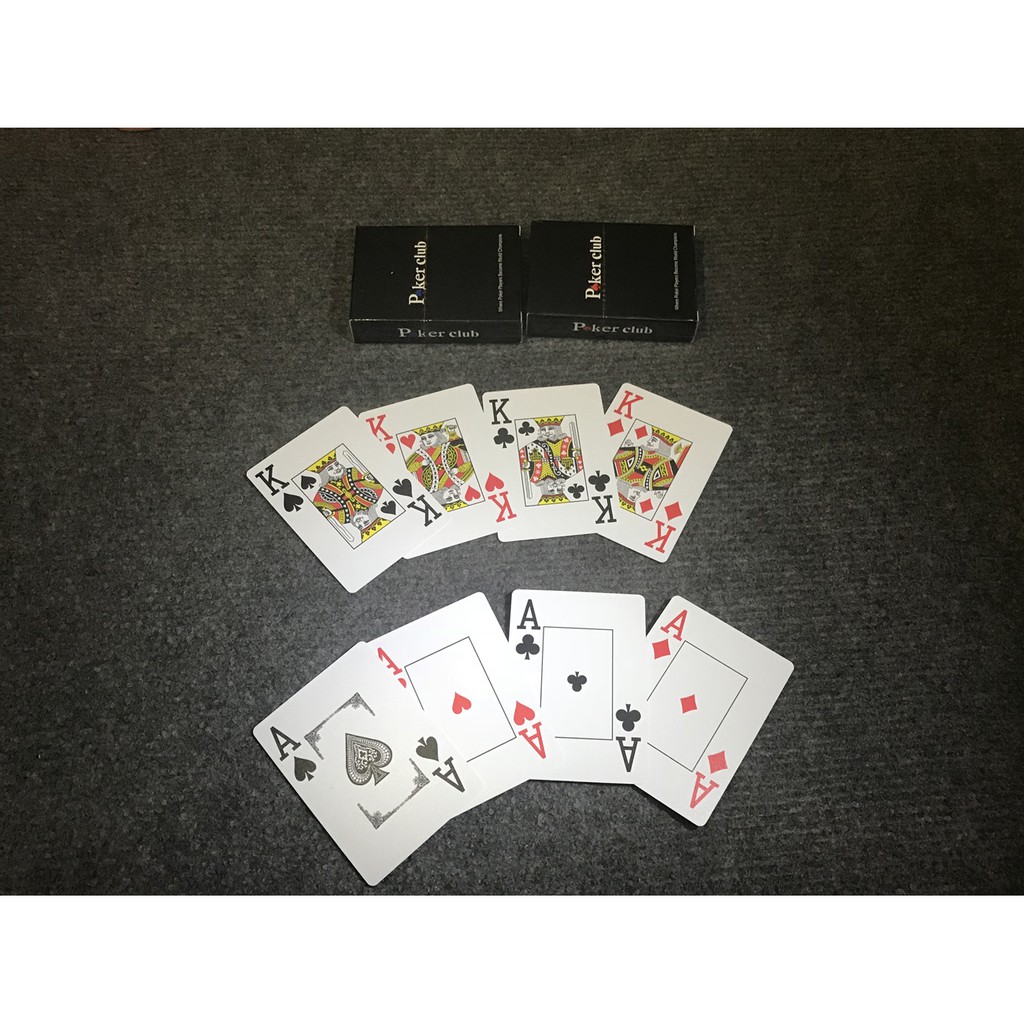 Bài nhựa Poker Club CAO CẤP không gẫy gấp, chống nước và đàn hồi tốt B-03 ( full ảnh thật )