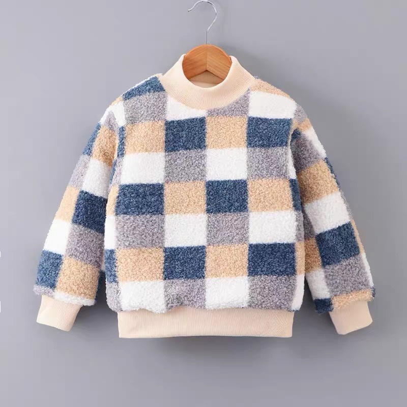 Áo len caro lót bông  cho bé trai & bé gái cao từ 90-160cm, nặng 10-40kg