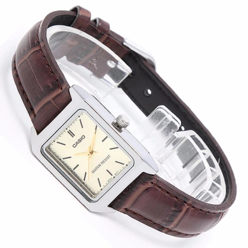 Đồng hồ nữ dây da Casio chính hãng Anh Khuê LTP-V007L-9EUDF