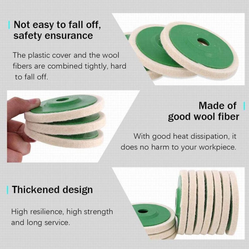 Set 10 Đĩa Chà Nhám 100mm 4 Inches Chất Lượng Cao