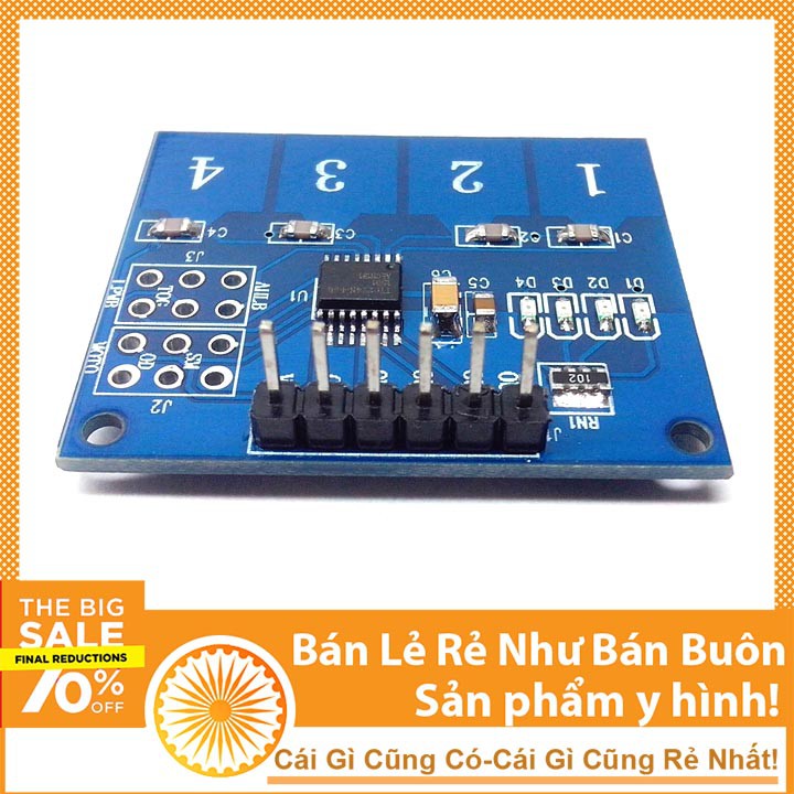 Module Bàn Phím Cảm Ứng Chạm 4 Phím TTP224