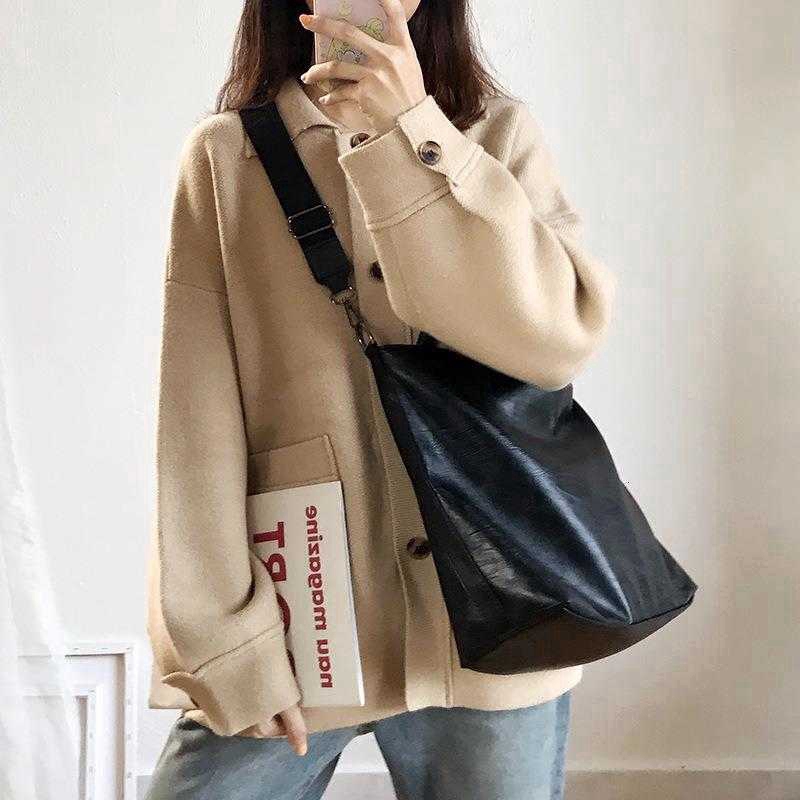 Túi Đeo Chéo Cỡ Lớn Thiết Kế Đơn Giản Dễ Phối Đồ