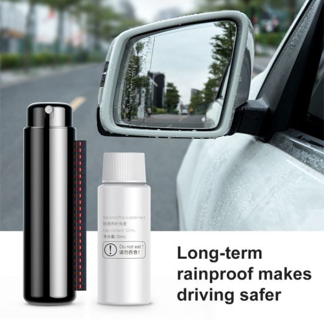 [ Sỉ - Lẻ ] Bình xịt chống đọng nước mưa Baseus Rearview Mirror Rainproof Spray dùng cho kính chiếu hậu trên xe hơi