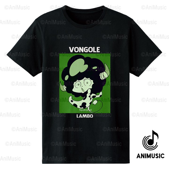 Áo thun Katekyo Hitman Reborn! Lambo (Black) ngắn tay