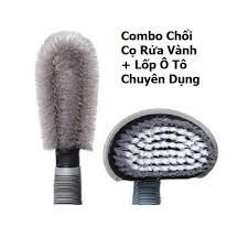 Bộ chổi ô tô cọ rửa vành lazang vệ sinh xe chuyên nghiệp