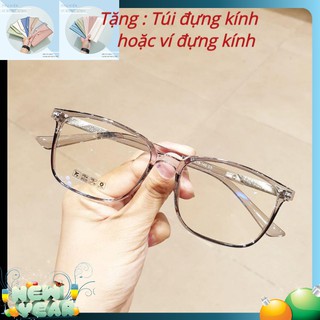 Gọng kính cận - mắt vuông gọng nhựa dẻo