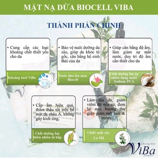 MẶT NẠ DỪA TƯƠI LÊN MEN VIBA