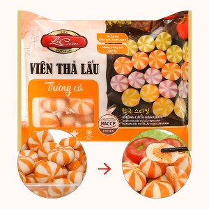 Viên thả lẩu trứng cá (Nhím Việt Vàng Lacusina) 500g