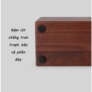 MHW-3BOMBER Đế Đặt Tamper Gỗ Óc Chó (Walnut) Cao Cấp