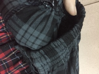 Quần caro plaid pants