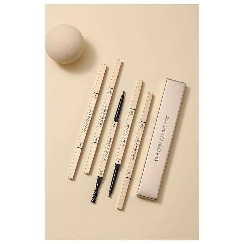 Bút Kẻ Lông Mày 2 Trong 1 Xoay Tự Động Chống Thấm Nước Lâu Trôi