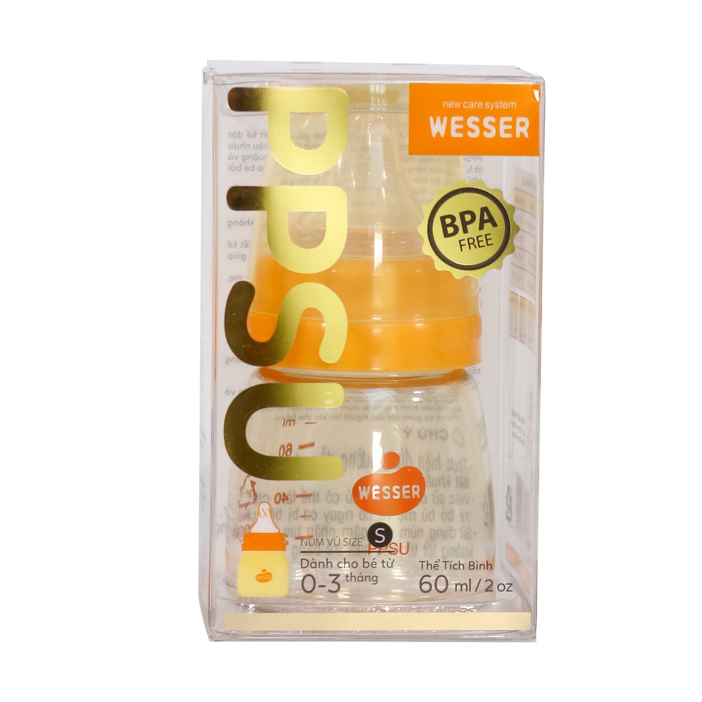 Bình Sữa Wesser PPSU 60ml_CH SUA BIM KG